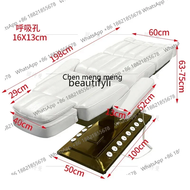 ss cn8350 ss 8350 Electric Plastic Bed Beauty Salon Special Facial Bed High-End Light Luxury European and American Style Beauty