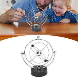 Perpetual Motion Swing Ball Electronic Solar System Magnetic Swing Energy Orbit Desktop Ornament