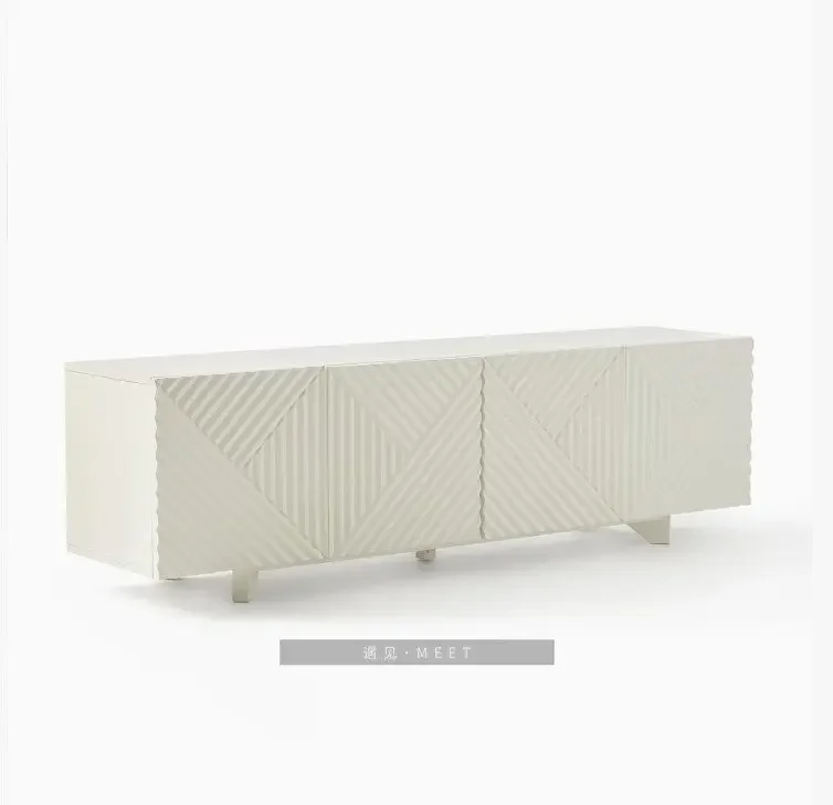 Factory Direct Sales Nordic Style Simple Modern TV Cabinet Locker Personalized Creative Paint Living Room Customization