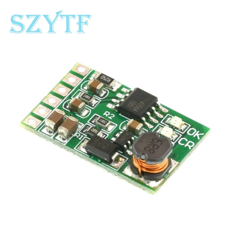 DD05CVSA 1S Lithium Battery Boost Converter Module, 3.7V to 5V/6V/9V/12V DC-DC Step-Up Voltage Regulator for DIY Power Bank