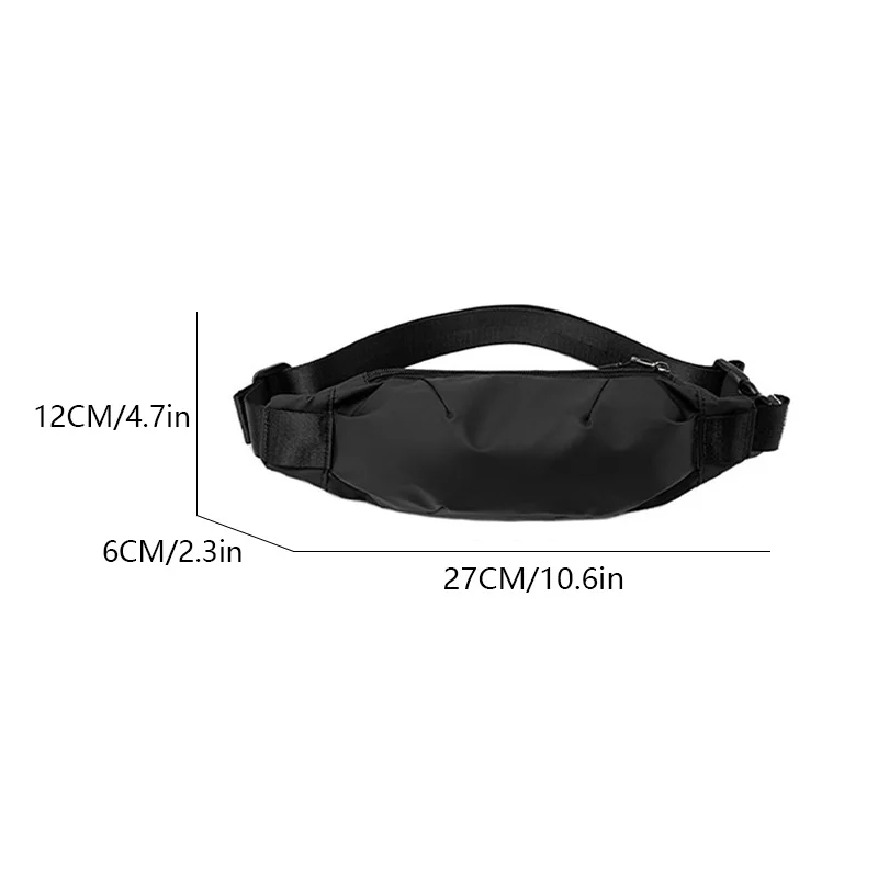 Men Fanny Pack Teenager Outdoor Sports Running Cycling Waist Bag Pack Male Fashion Shoulder Belt Bag Travel Phone Pouch Bags