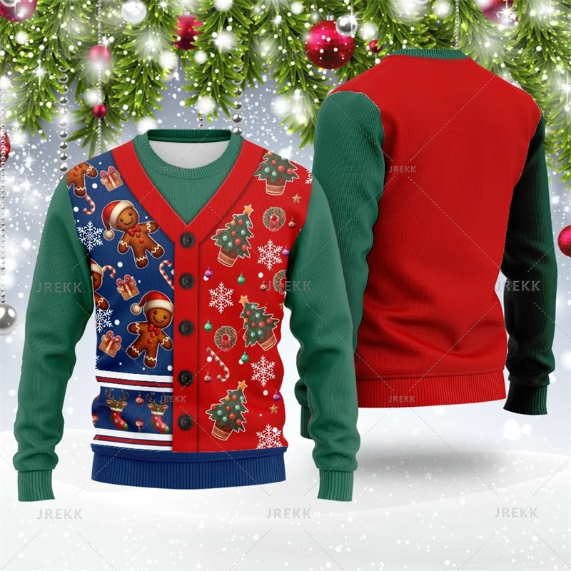 سترة عيد الميلاد القبيحة للنساء والرجال، سترة عيد الميلاد للرجال، سترة قبيحة للعطلات، سترة الزنجبيل، سترة رجل الثلج #6