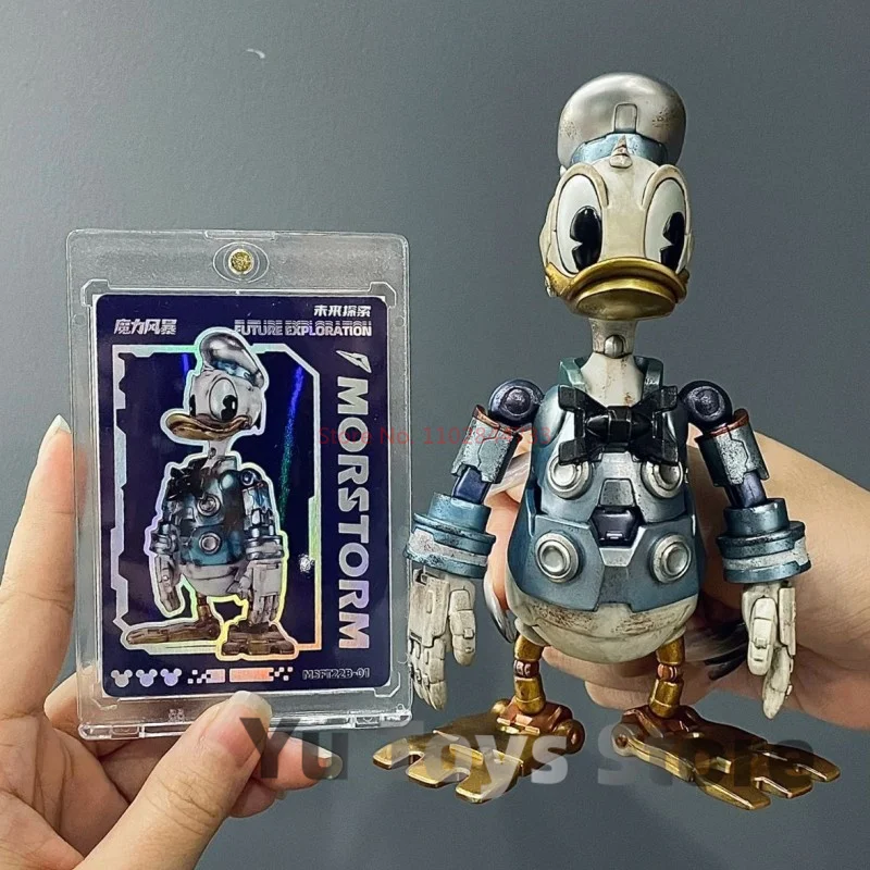 Auf Lager Original Disney Machinery Stitch Donald Duck Action Cartoon Figuren Handgefertigte Cartoon Gezeitenanzug Spielzeug Geburtstagsgeschenke