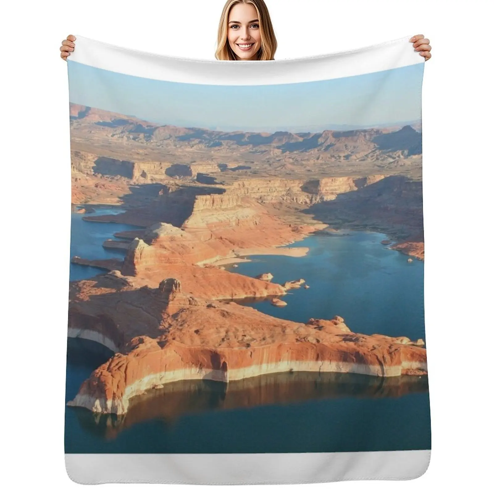 

Lake Powell, Glen Canyon, early morning 2 Throw Blanket Luxury Throw Stuffeds Blankets
