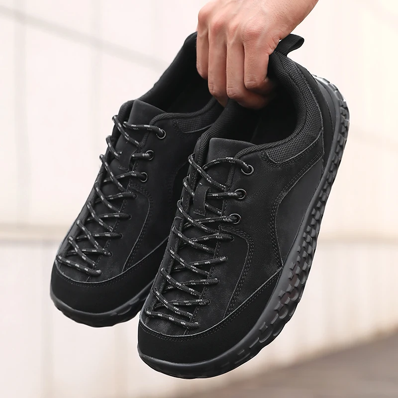 Outdoor Herren Casual Sneakers Minimalistische Breitzehen-Barfußschuhe Leichte Zero-Sole-Wanderschuhe Paar-Kletterschuhe – Detail 4
