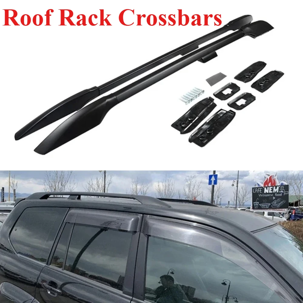 Aluminum Roof Rails / Luggage Racks / Carrier Racks For Toyota Prado Land Cruiser 120 Series (FJ120/LC120) 2003-2009 models