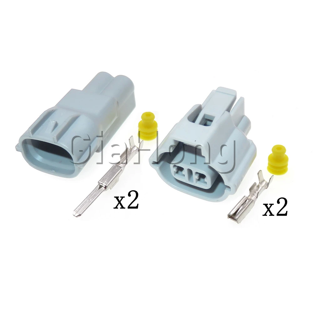 1 Set 2 Ways 7282-8120-40 AC Assembly Auto Accessories MG640864-5 Car Waterproof Socket 7223-1324-40 Automobile Wire Connectors