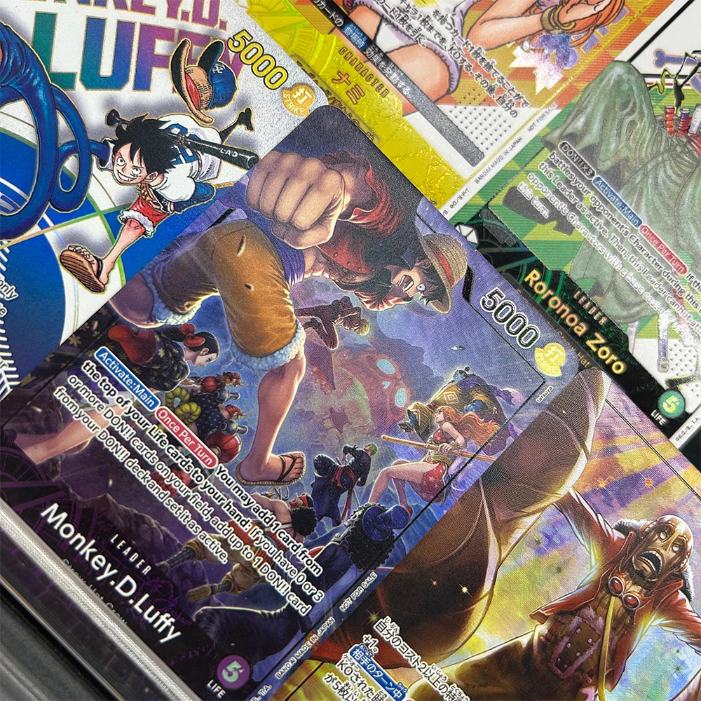 New Design DIY OPCG Collection Card English OP05-060 Leader Luffy