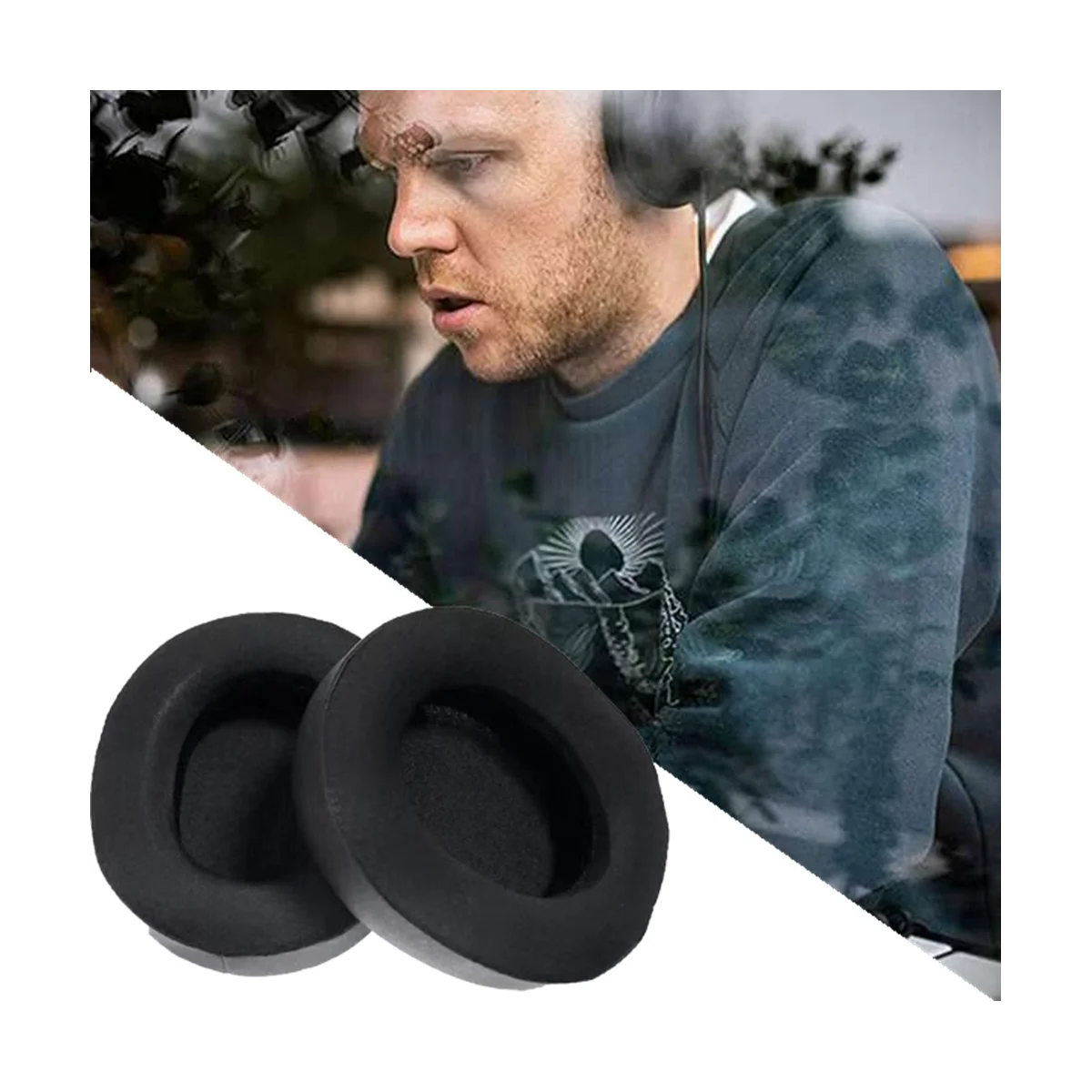 Suitable for Serui Ice Arctis Pro Headset Gaming Headset Sponge Earmuffs Earmuffs