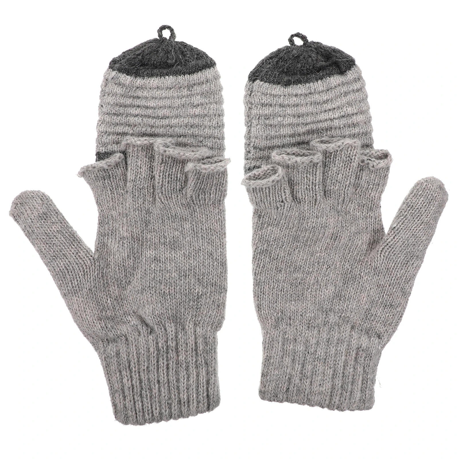 

Winter Warmer Ladies Gloves Knitted Soft Durable Mittens Women Mitten Clamshell Unisex Riding Convertible Gloves