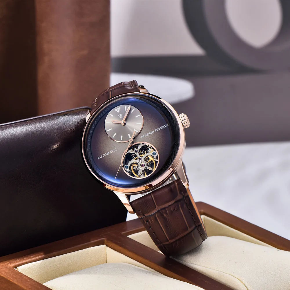 Pagani Design New 42mm Men's Automatic Mechanical Watch 100 Waterproof Stainless Steel Men's Mechanical Watch Mound Flywheel image 2