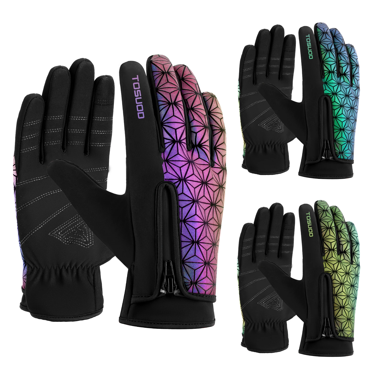 AliExpress TOSUOD Winter Ski Gloves Windproof  Waterproof Warm Cycling Gloves Touch Screen Motorcycle Fleece Gloves Outdoor Sports Gloves