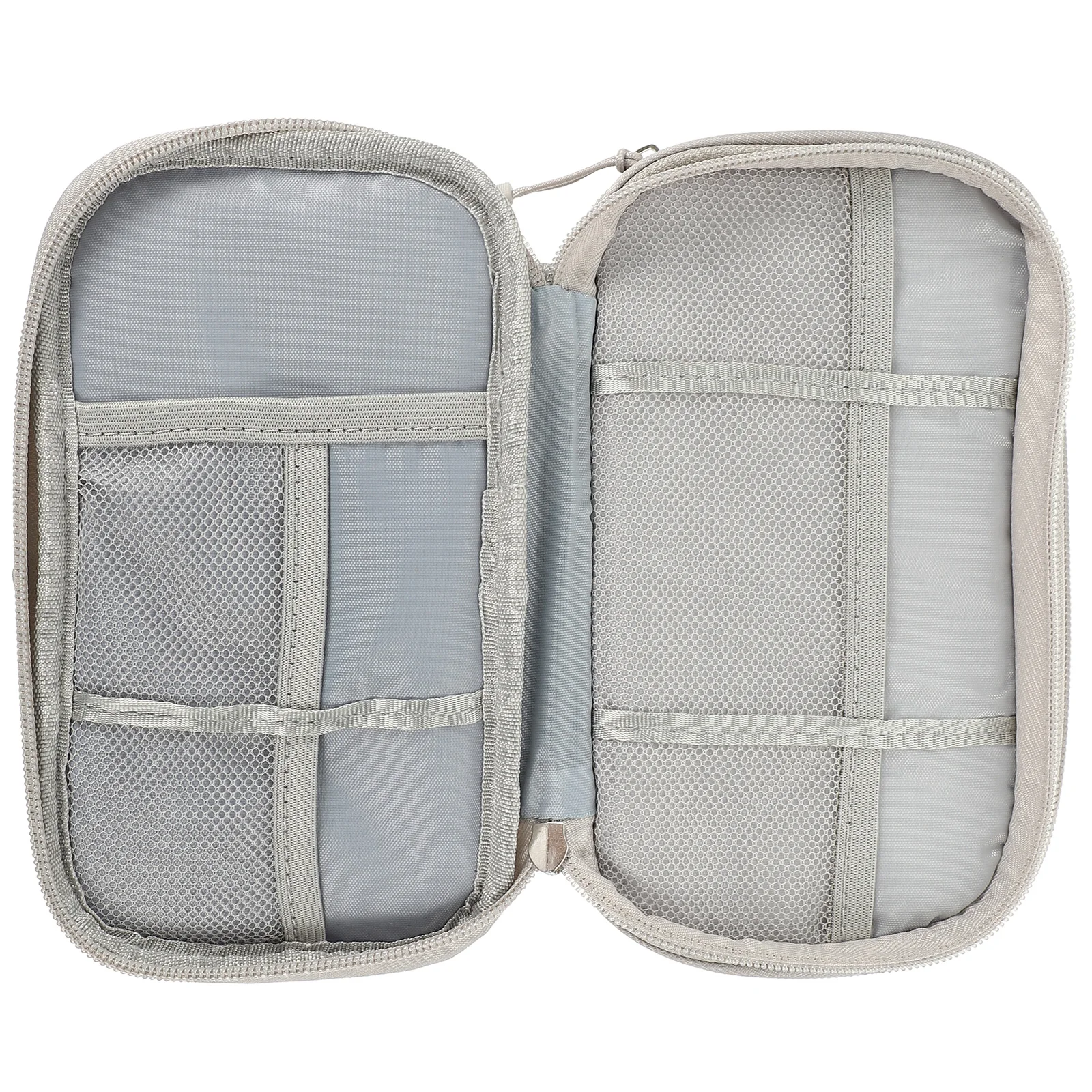 

Power Bank U Disk Plug Storage Bag Premium Composite Material Smooth Zipper Travel Accessories Organizer Large for USB