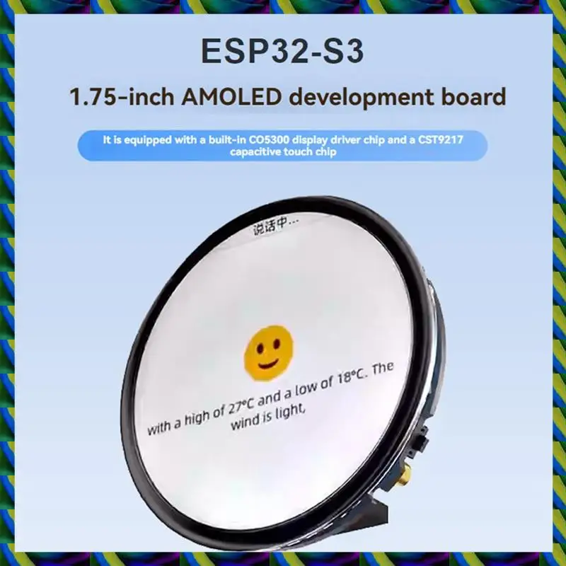 Täglicher ESP32 Deepseek Xiaozhi AI Voice Chat Robot 1,75-Zoll-Touchscreen-Entwicklungsplatine mit Lautsprecherunterstützung Spracherkennung