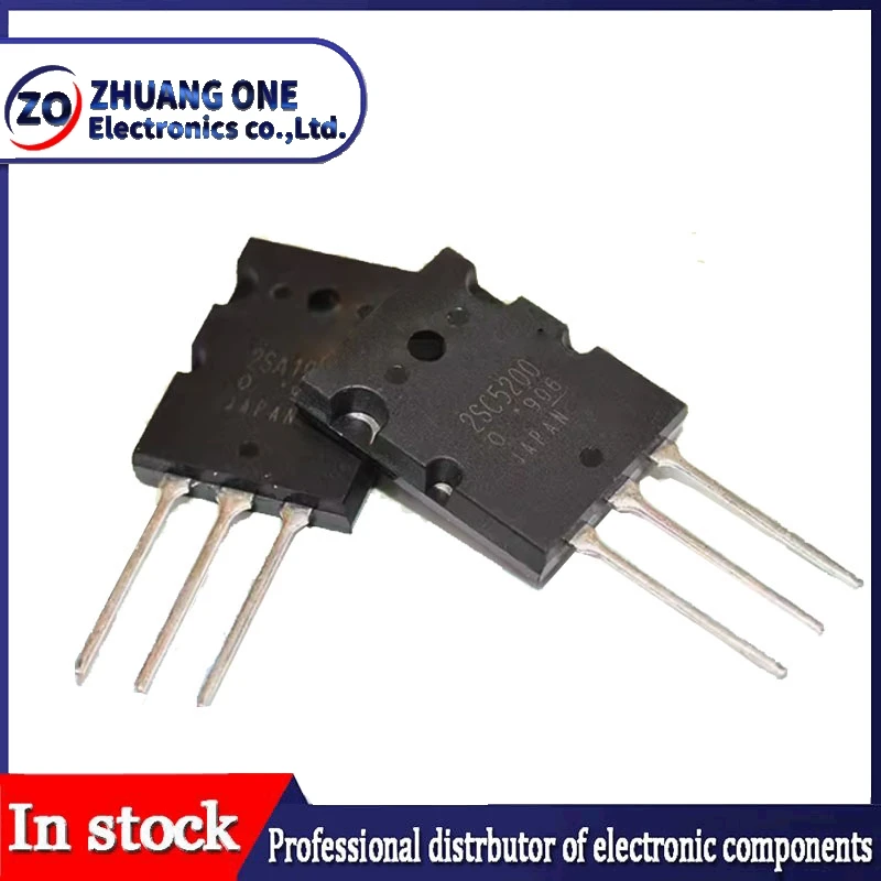 5PCS 2SC5200 TO-3P C5200  2SA1943 A1943 TO-3PL 2SA1943 A1943