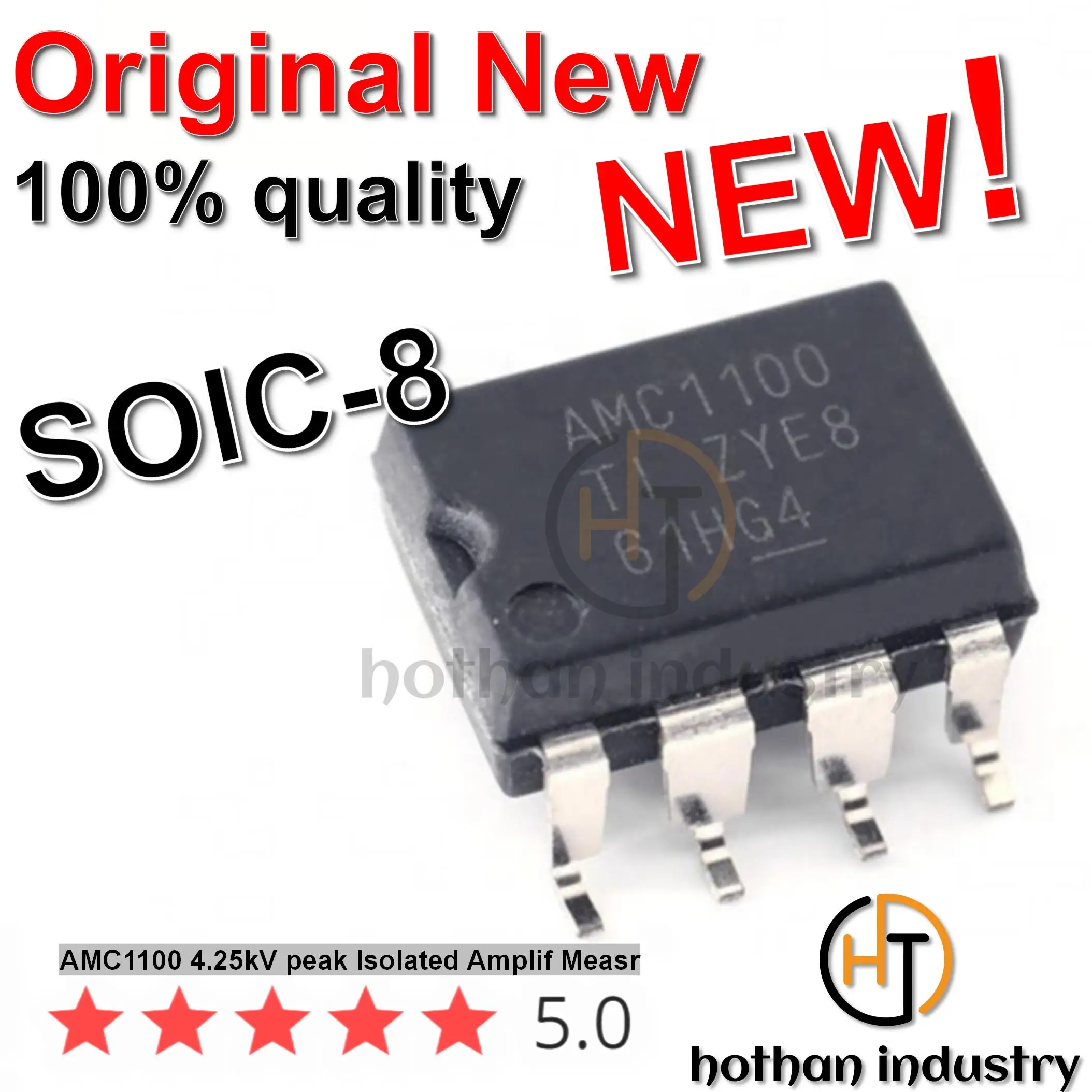 

【1PCS】hothan 2023+ 100% Imported New Original AMC1100 4.25kV peak Isolated Amplif Measr