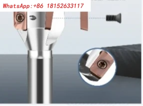 المتكاملة الزاوية اليمنى برج قاطعة المطحنة حامل 400R قاطعة المطحنة رئيس R0.8 مستقيم عرقوب C20 آلة طحن C16 عرقوب R