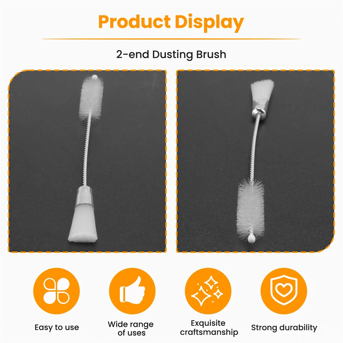 

【Подка цены】2-сторонняя щетка для чистки кларнета, гобой, саксофона, флейты