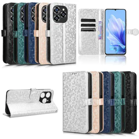 Oukitel C50 랜야드 카드 가방 비즈니스 지갑 케이스, Oukitel C50 전화 케이스용 가죽 카드 슬롯
