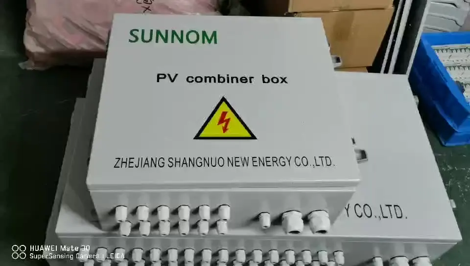 AC Array strings Combiner Box including ac surge protector and molded case circuit breaker mccb for solar pv system