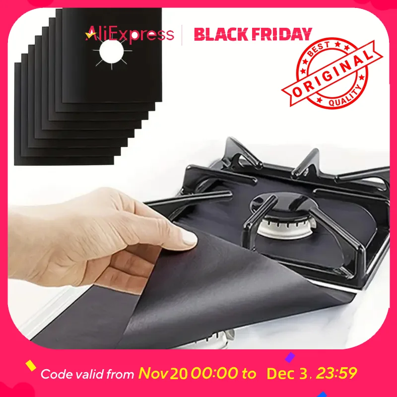 Stove Splatter Guard - Thick Gas Range Protector Mat, Heat Resistant Cooktop Liner for Easy Cleaning