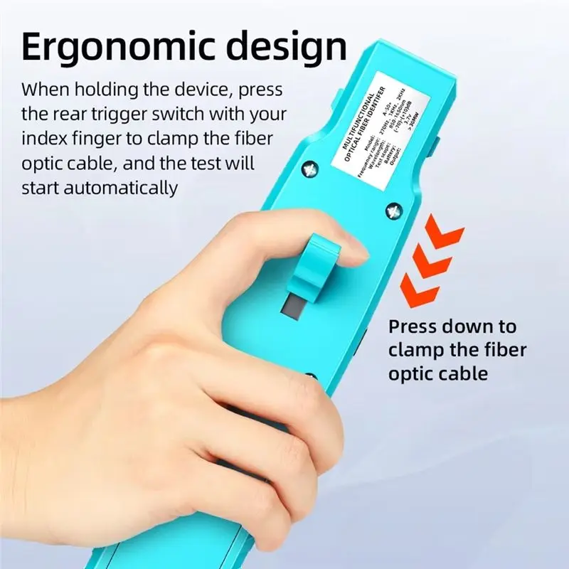 A-50+ Visual Fault Locator Rechargeable 30Mw Fiber Cable Tester Detector Active Optical Fiber Identifier -50~+26Dbm-A31R