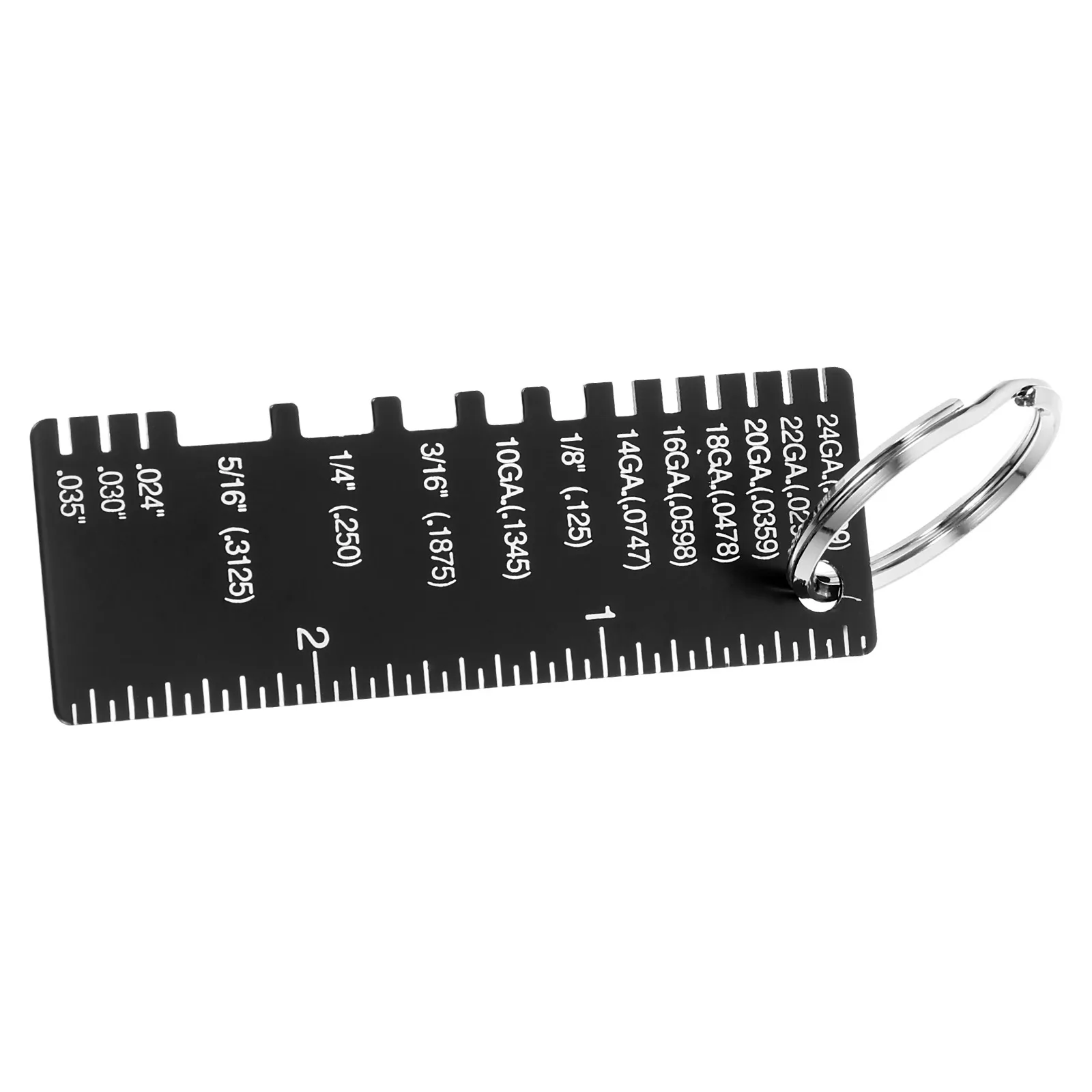 

Weld Inspection Ruler Metal Thickness Gauge Tool Measuring Stainless Steel Wire Size Gauge Professional Design Portable