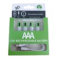 4 PCS AAA and 1cable