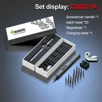 CreationSpace Mini Electric Screwdriver Set Small Electric Precision Screwdriver for Laptop, Phone & Electronics Repair