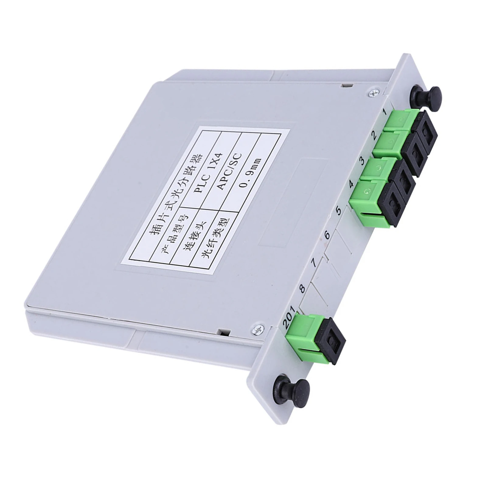 Blade Optical Splitter 1X4 Single Mode Blade PLC Optical Fiber Splitter SC APC Singlemode PLC Fiber Splitter alat pengkabelan rumah