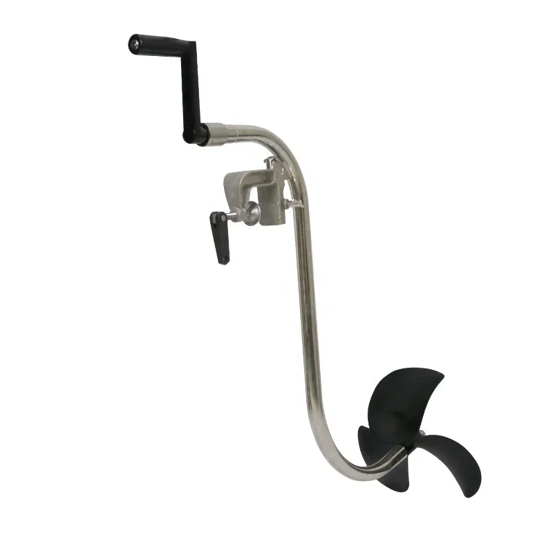 Hand-operated Outboard Motor Hand Crank Propeller Slient And Energy-saving Trolling Boat Engine