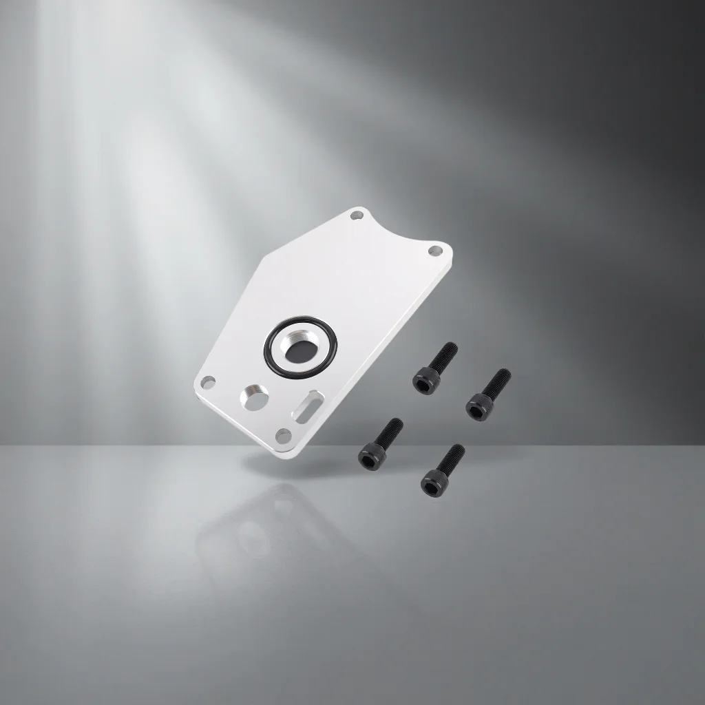 

High-Strength K-Series Water Block Off Plate V2 with -10 Breather Port – Premium Fit for K20A/K20Z3/K24A Engines