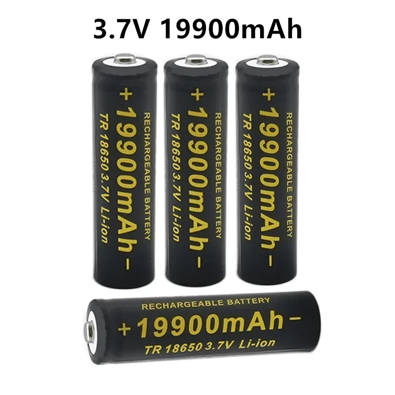 100% High Quality And Large Capacity 3.7 V 18650 19900mAh   Batteries Li-ion Lithium Battery for Flashlight