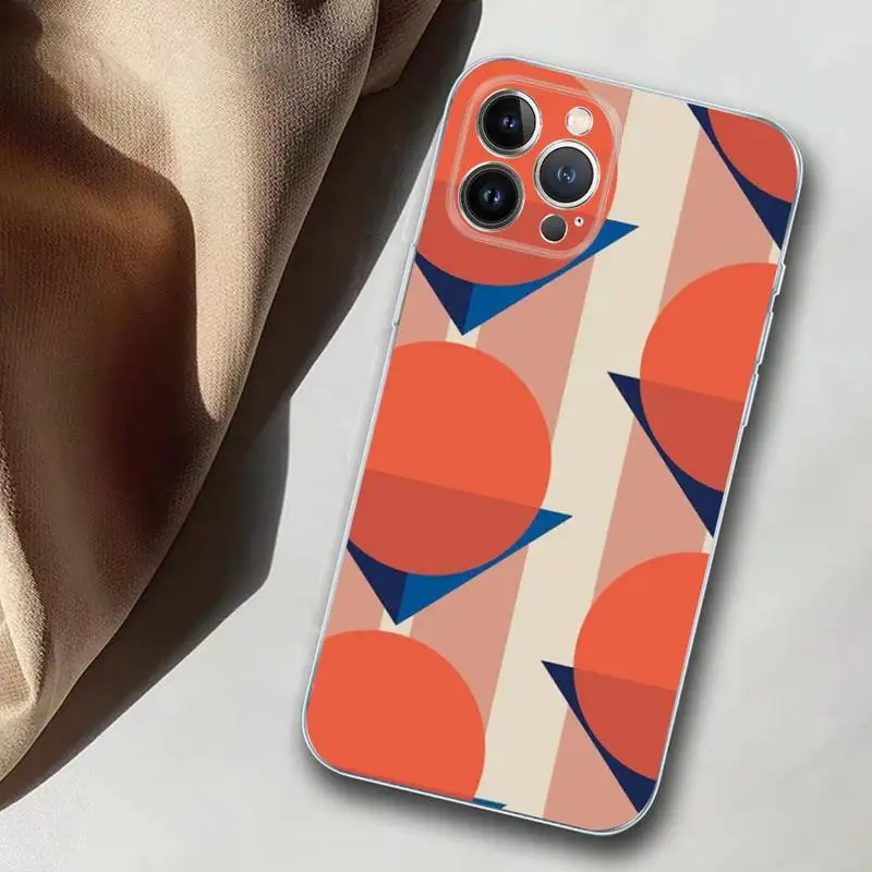 Bauhaus style abstract piet mondrian Phone Case Silicone Soft for iphone 14 13 12 11 Pro Mini XS MAX 8 7 6 Plus X XS XR Cover