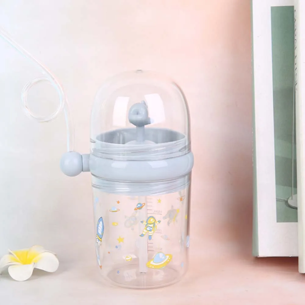 Boys 250ml Cartoon Funny Whale For  Drinking Cup Children Water Cups Plastic Feeding Bottles