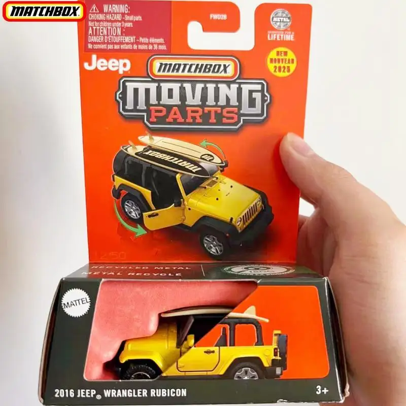 

Оригинальный 2025C Matchbox автомобиль 1/64 игрушки для мальчиков Jeep Wrangler Rubicon Dodge Charger Srt Hellcat литая под давлением модель автомобиля коллекция подарок