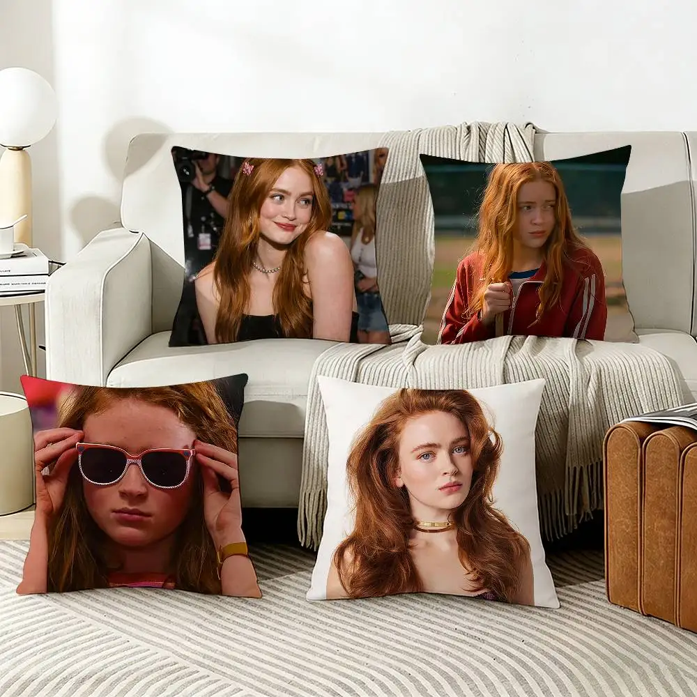 

S-Sadie S-Sink Various Sizes Square Pillow Case For Car Home Bedchamber Decor