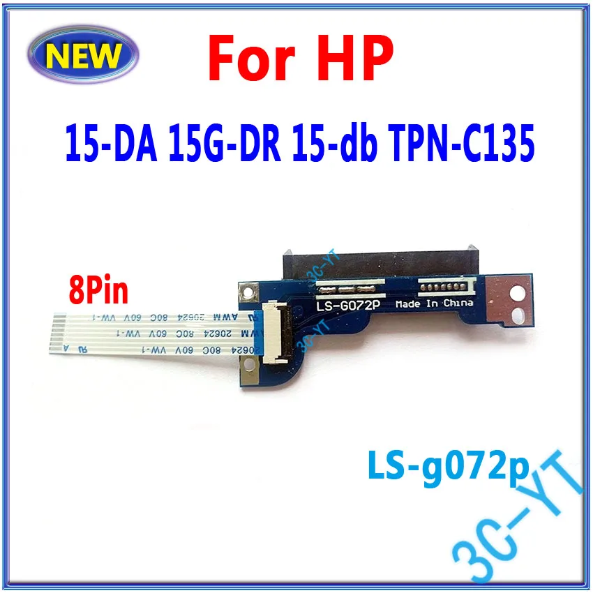 1PCS New Laptop HDD Connector Flex Cable SATA Hard Drive For hp 15-DA 15G-DR 15-db TPN-C135 ls-g072p 15-da0012dx