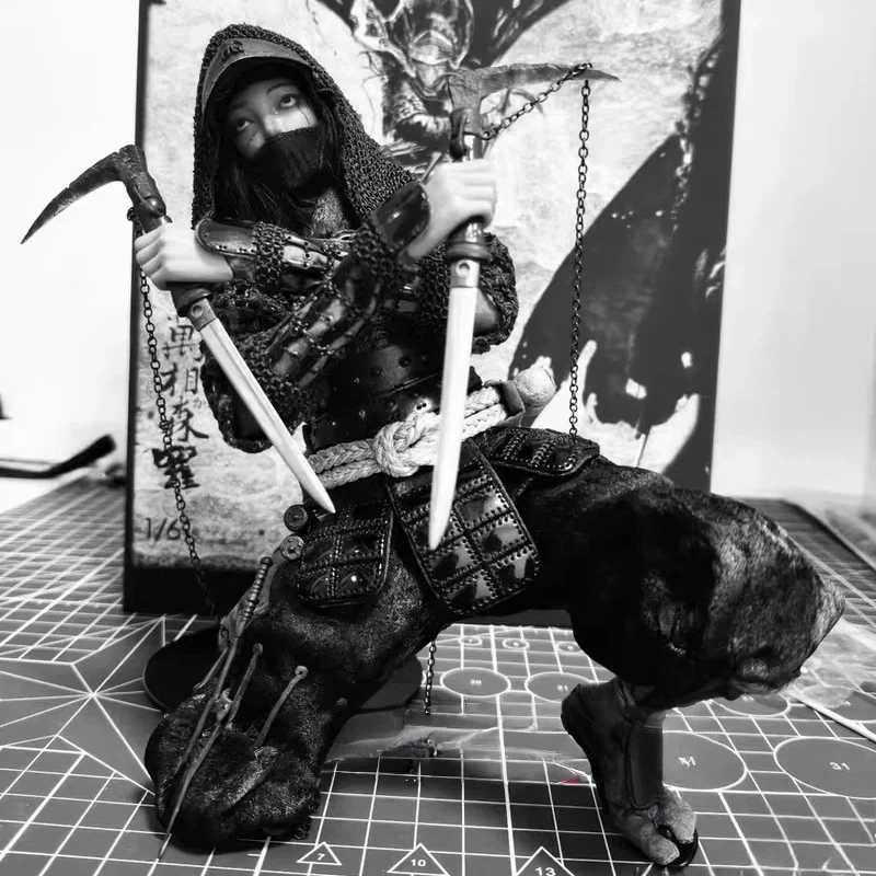 

Новая оригинальная коллекционная фигурка Jptdesign×Popcostume в масштабе 1/6, Муген Рассен Оулет Моут Jpt-016, в стиле ниндзя, 12 дюймов