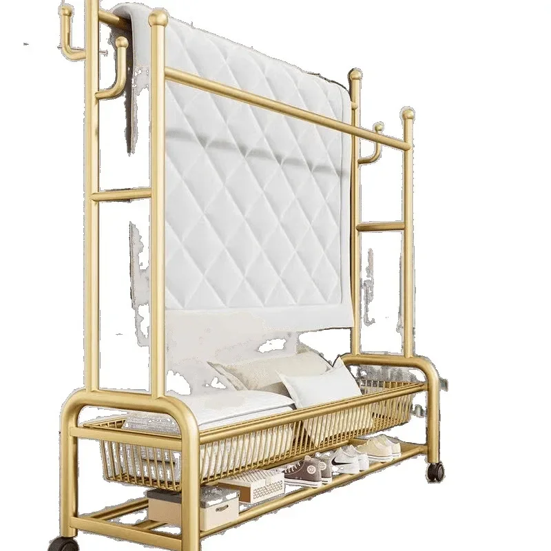 Hanging hanger floor-to-ceiling bedroom thickened drying rack indoor household clothes rack floor-to-ceiling simple