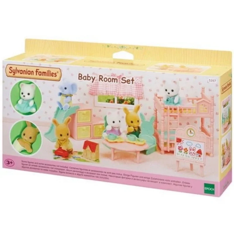 New Sylvanian Action Figures Ternurines Anime Figure Furniture Set Baby Figurine Kawaii Pvc Families Birthday Gift For Kids Toys