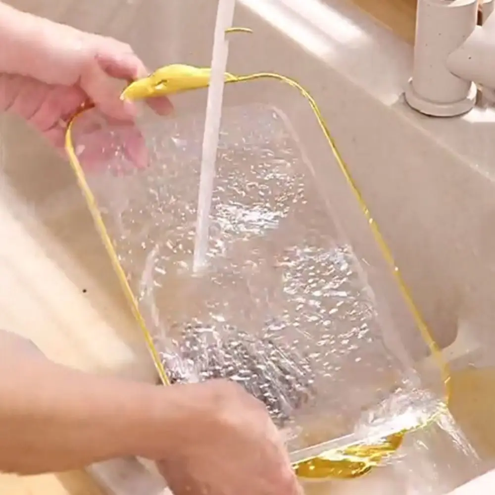 

Kitchen Organizer Plastic Fruit Tray with Lid Exquisite Candy Storage Box Reusable Snack Tray Living Room