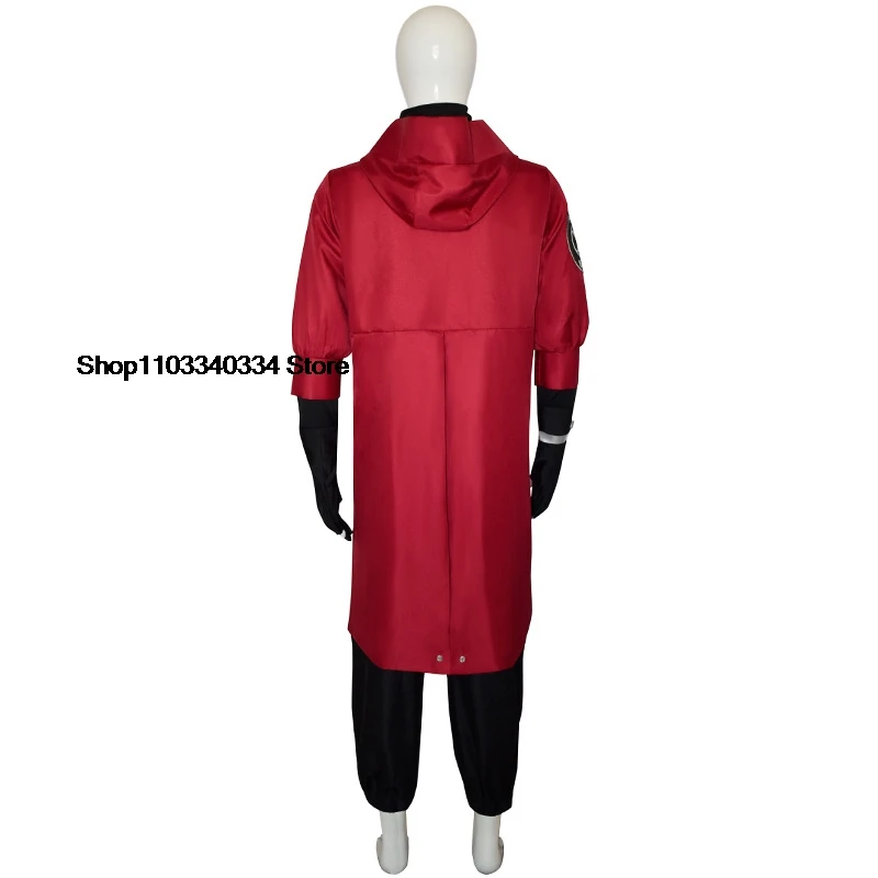 Novo anime trigun vash o stampede cosplay traje casaco vermelho calças fantasia roupas de festa de halloween conjunto completo uniforme