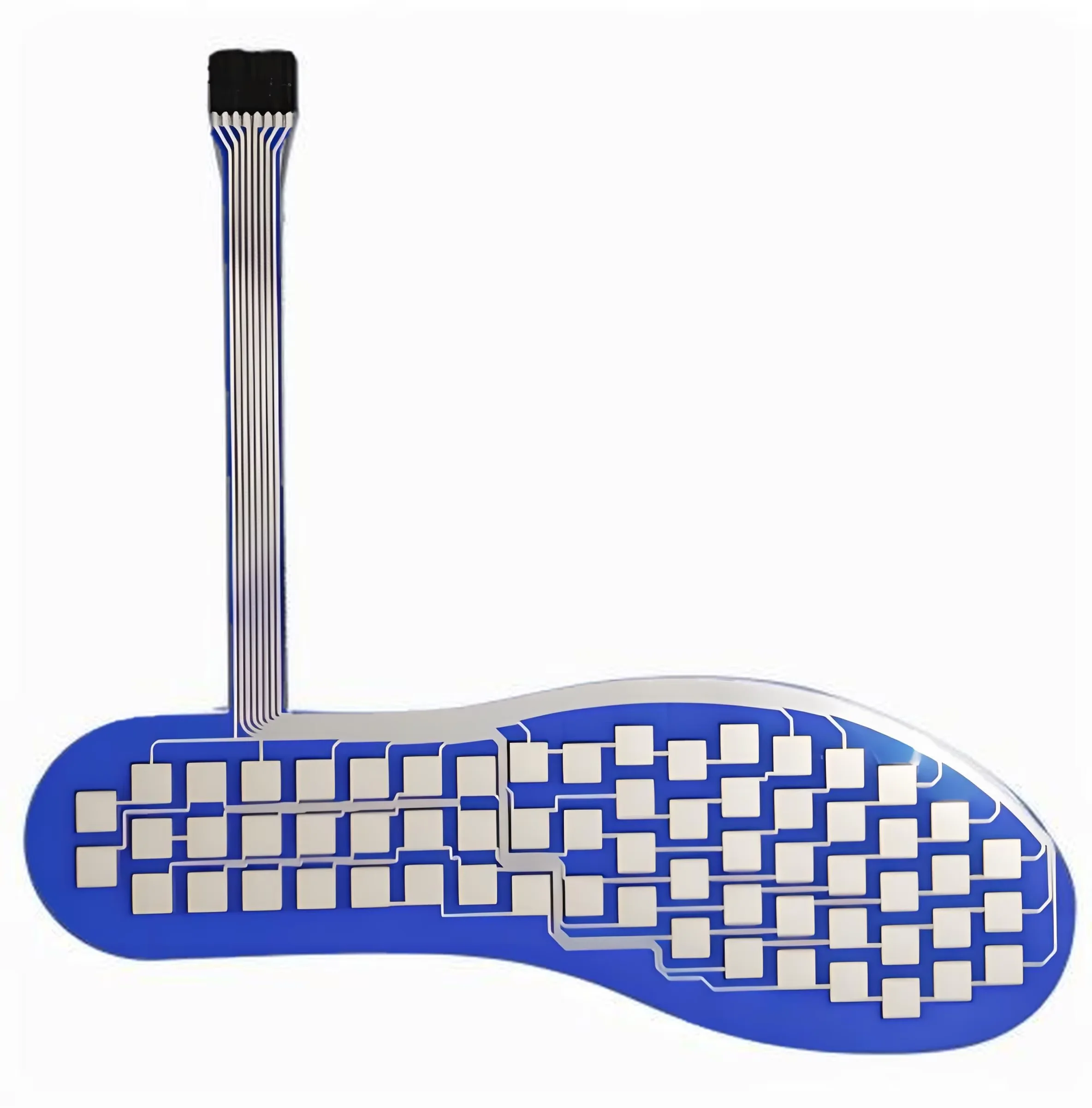 Flexible FSR Foot Pressure Sensing Pad Plantar Insole Sensor Sports Gait Analysis Health Monitoring Foot Pressure Distribution