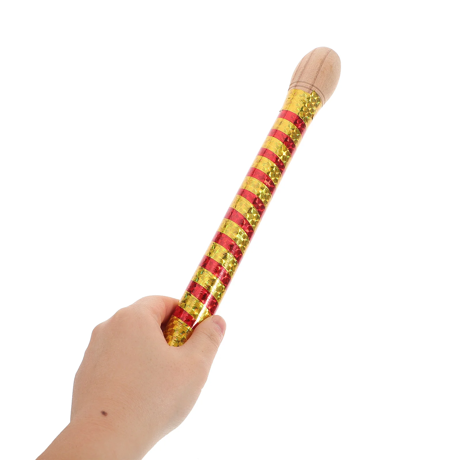 

2pcs Wooden Drumstickscolored Mini Dandiya Sticks For Kids Adults Round Tip Stable Striking Snare Drum Practice Performance