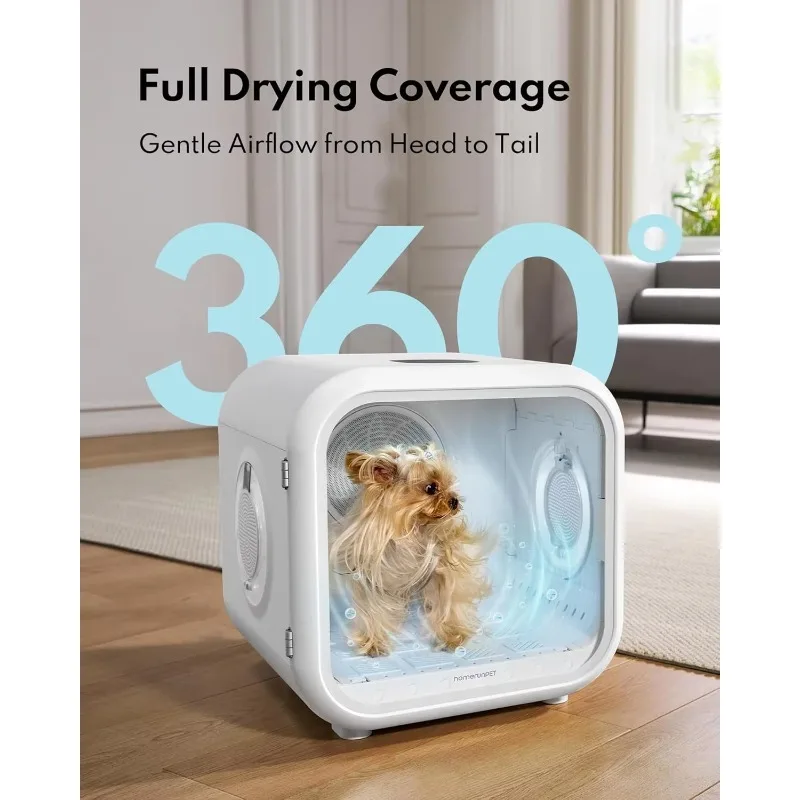 2026 53L 360° Pet Dryer Box, Quiet Efficient Smart Temp Control