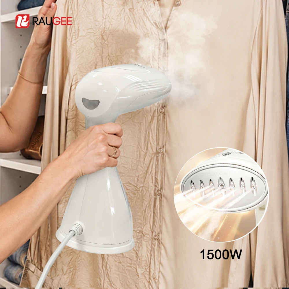 ハンドヘルドスチームハンギングアイロン-1500w-パワフル衣類スチーマー-300ml-速暖式-ポータブルアイロン機-衣類スチーマー