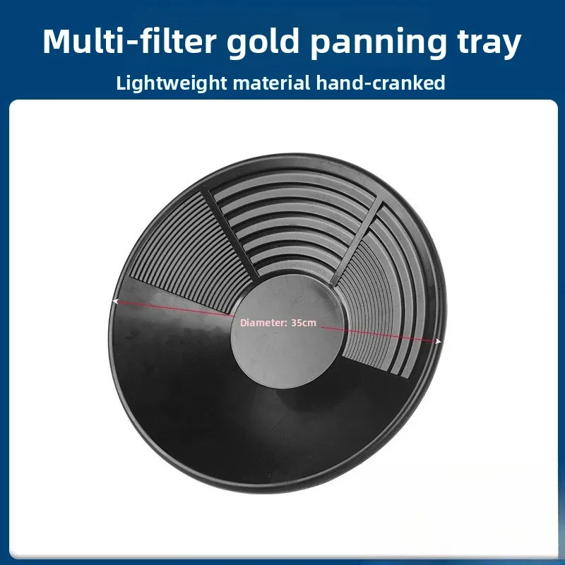 Multifunctional Gold Panning Kit Handheld Gold Washing Pan Portable Sand Gold Mining Tool Set