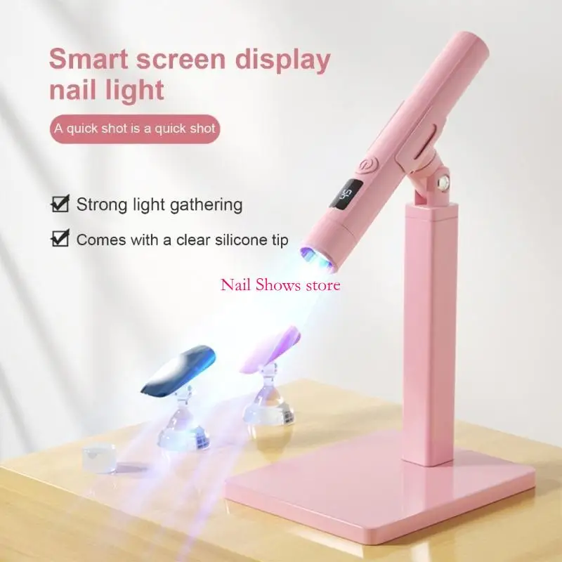 

E0BC Quick-Drying Dryer LED Light Rotation Lamp Handheld Light