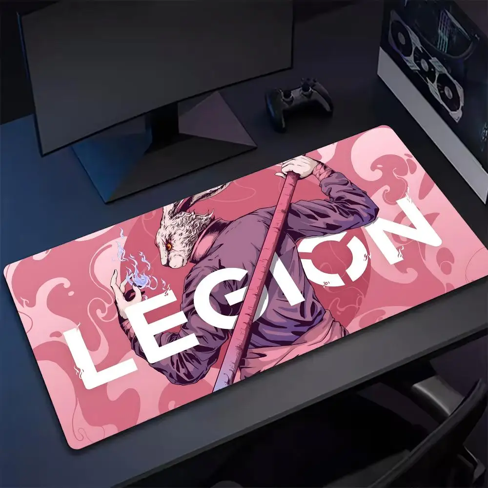

Коврик для мыши в стиле аниме Lenovo Legions, коврики для клавиатуры, кавайная резина, нескользящий настольный коврик, XXL90x40 см